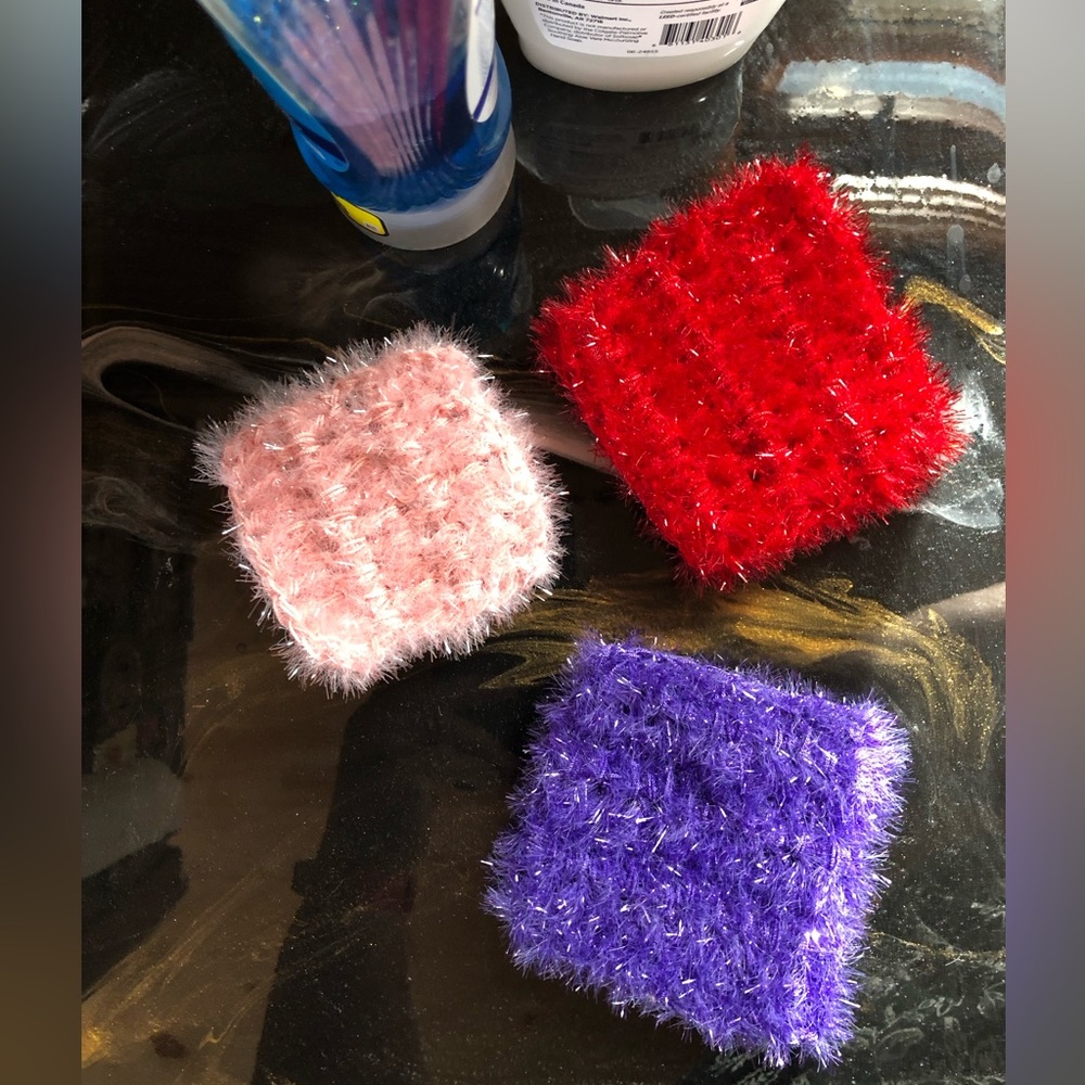 Dish scrubbies (3)